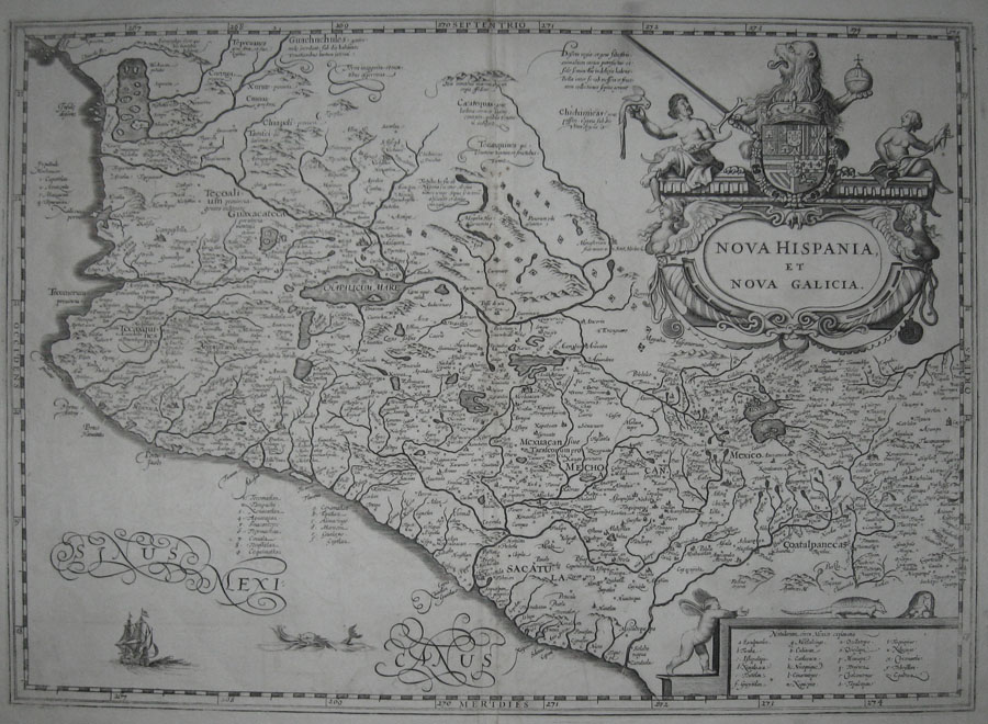 (MEXICO). JANSSON, Jan [1588-1664]. Nova Hispania, Et Nova Galicia. [Amsterdam: c1641 or later]. 